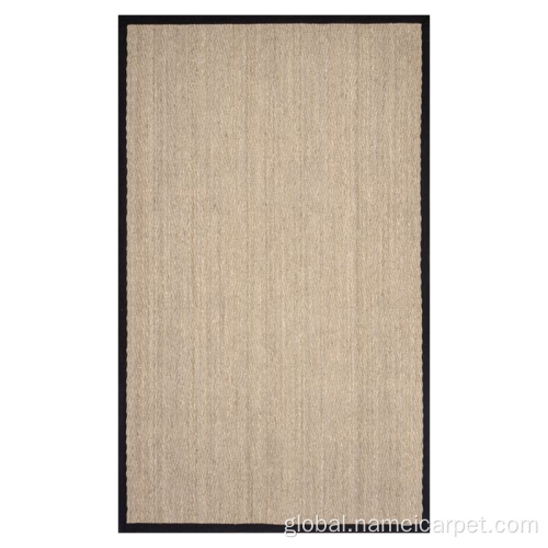 Seagrass Squares Rug Natural seagrass straw rug carpet Factory